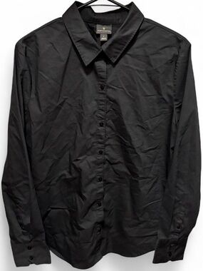 Worthington Black button up shirt